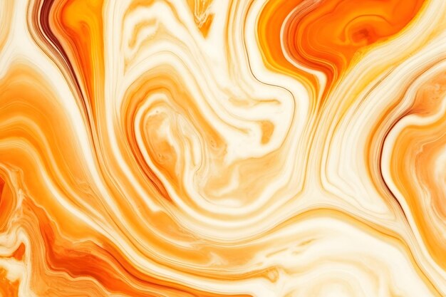 Orange und Dhite Marmor Textur Hintergrund Orange Marmor Texture ai erzeugt