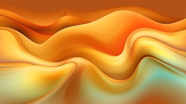 Orange und gelber Hintergrund mit Wellenmuster.