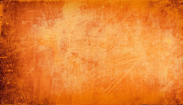 Orange zerkratzter Grunge-Hintergrund. Grunge-strukturierter Hintergrund, Oberflächenstruktur mit Kratzern