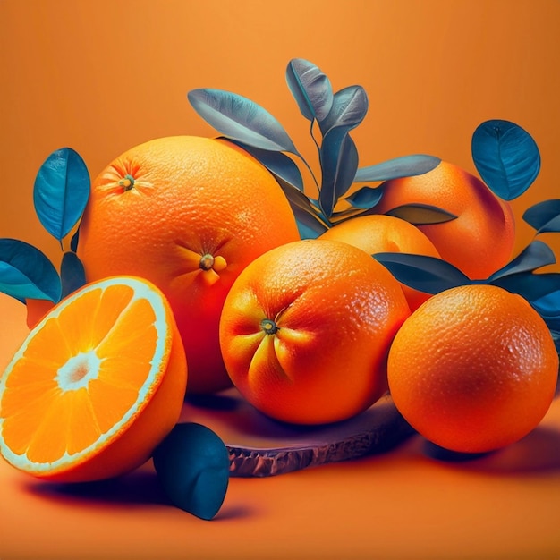 orangefarbene Bilder