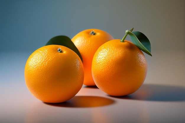 orangefarbene Orangen