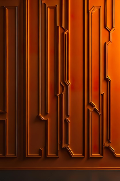 Orangefarbene Wand mit Details im Hintergrund