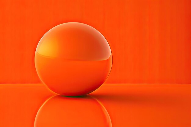 Orangefarbener Hintergrund, generative KI