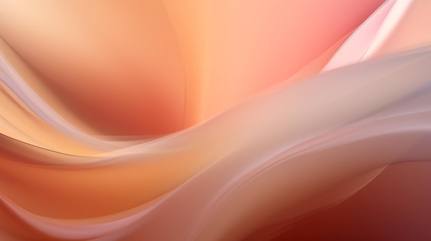Orangefarbener und rosa Hintergrund mit einer fließenden Welle.