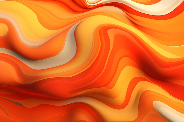 Orangefarbener und roter Hintergrund mit einem Muster aus Wellen und Linien.