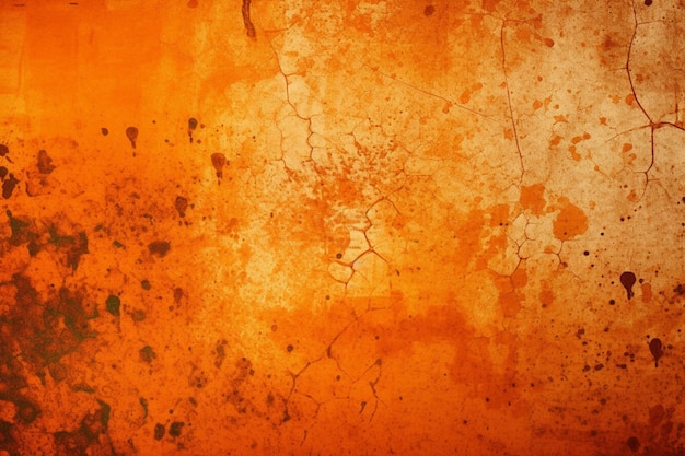 Orangefarbenes Grunge-Textur-Hintergrund-Tapetendesign