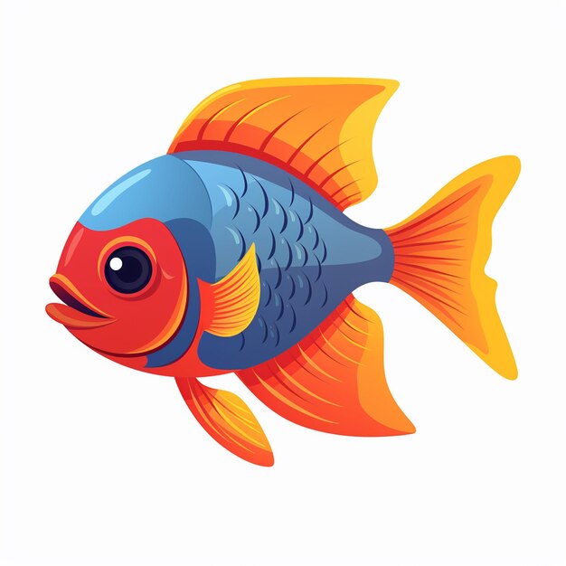 Foto orangefarbige fische regenbogenforellen clip art gelbe und blaue salzwasserfische gelbe hellboy betta