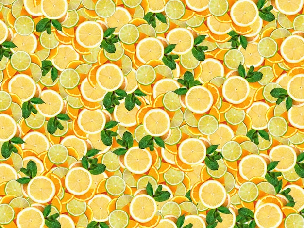 Orangen-Frucht-Hintergrund. Orangenscheiben