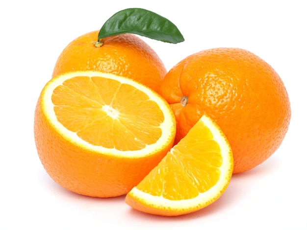 Orangenfrucht isoliert