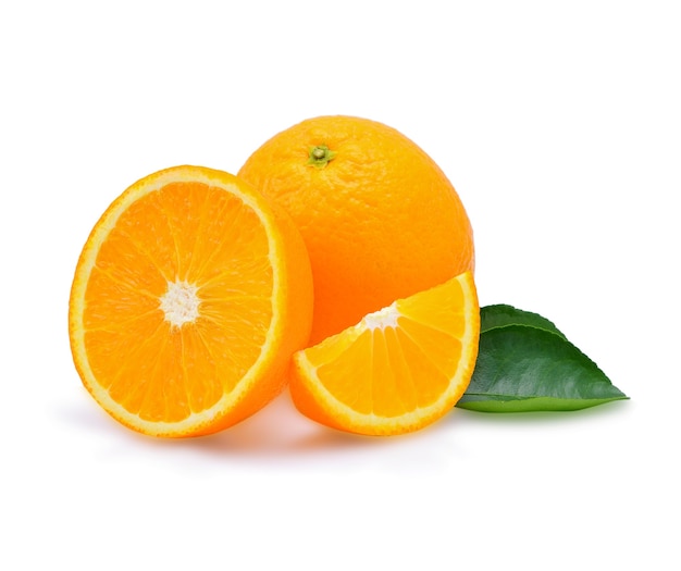 Orangenfrucht isoliert
