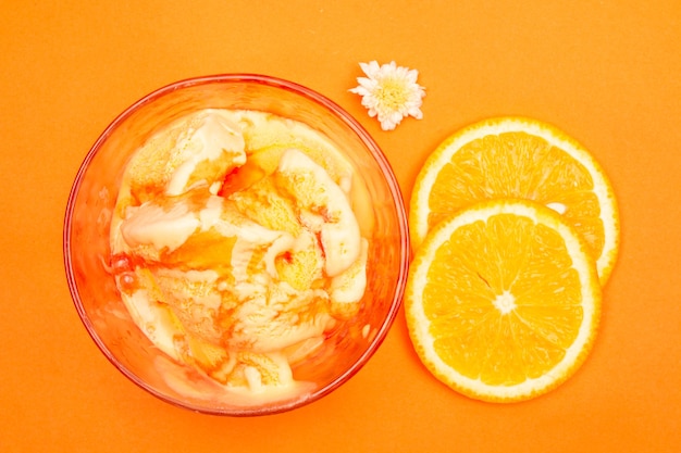 Orangenfruchtmusterzusammensetzung