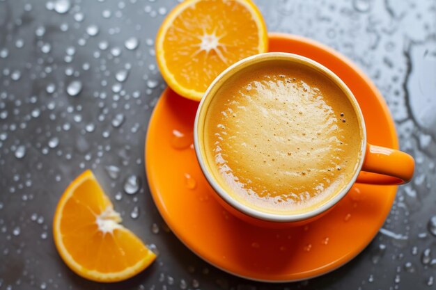 Orangenkaffee