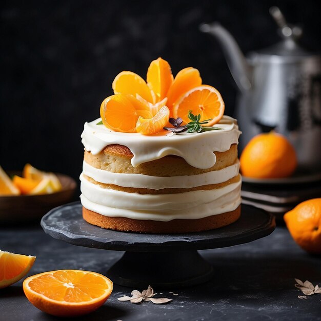 Foto orangenkuchen