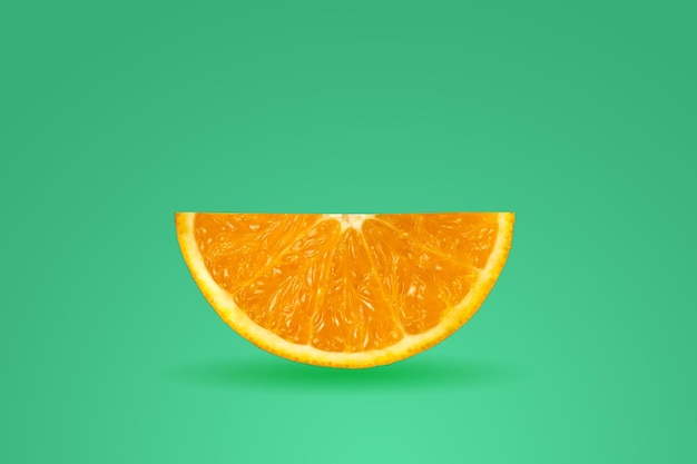 Orangenscheibenspritzer