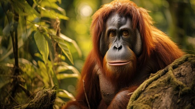 Foto orangutan-hochqualitäts-hintergrund