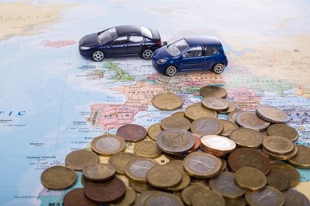 Orçamento de carro para viagens na Europa