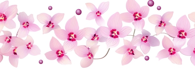 Orchidee wiederholte weiche Pastellfarben Vektorkunst spitz einzelne Punkte Muster ar 52 v 52 Job ID 6ea5531af4e845488d5d807a9dde0289