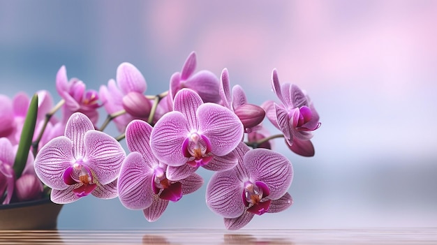 Orchideeblumen oder Frühlingsorchidee