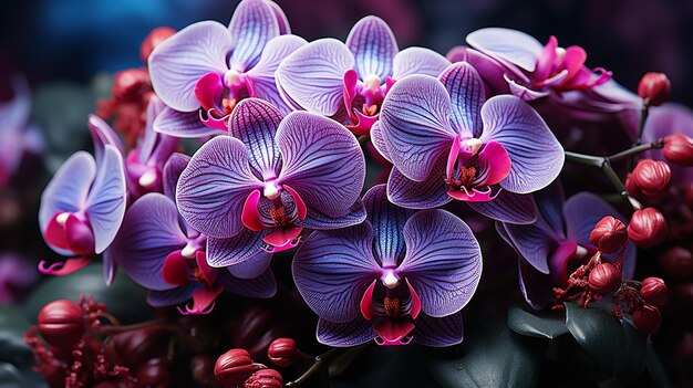 Orchideenblüten Generative Ai