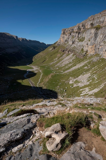 Ordesa-Tal von Clavijas de Soaso Ordesa Nationalpark und Monte Perdido Huesca Pyrenäen Spanien