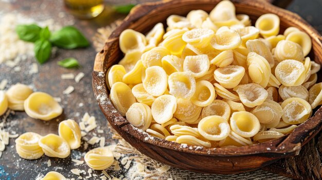 Foto orecchiette hecho en casa de puglia