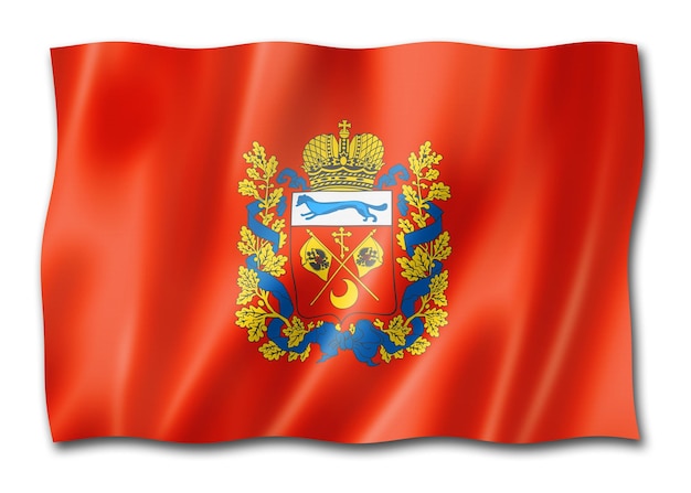 Orenburg estado Oblast bandera Rusia