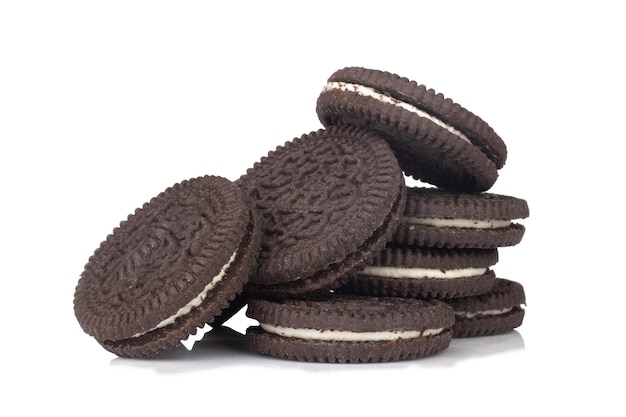 Oreo isoliert auf weißem Hintergrund