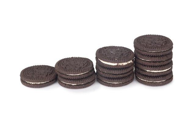 Oreo isoliert auf weißem Hintergrund