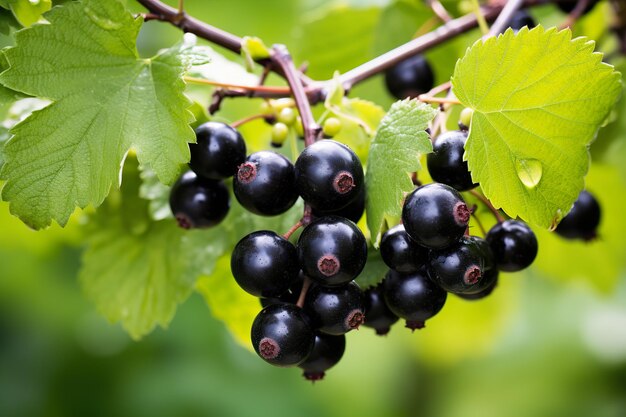 Organische Köstlichkeiten Maroon Currant Bush's bescheidener Charme