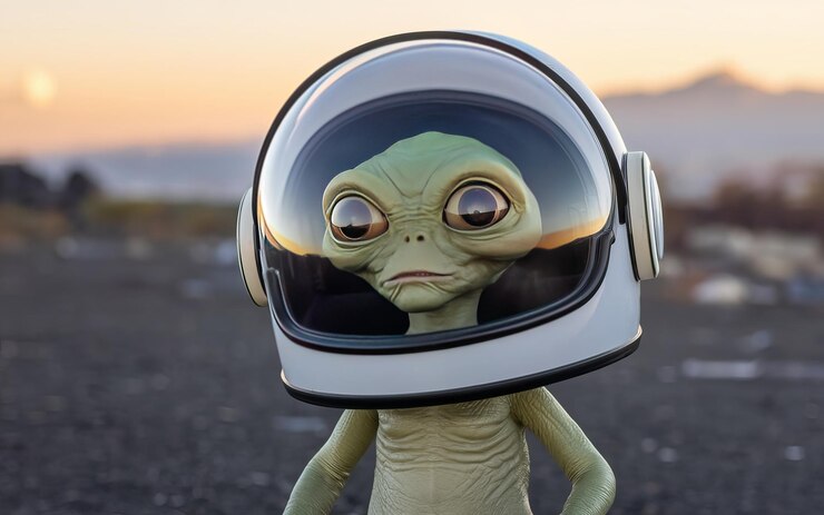 organismos alienígenas que viven en una colonia flotante en el espacio