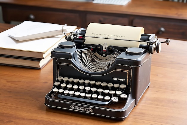 Organizador de escritorio de máquina de escribir de época