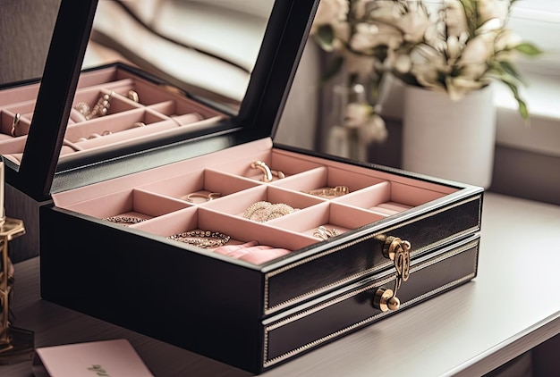 organizador de joyas o caja de almacenamiento de joyas