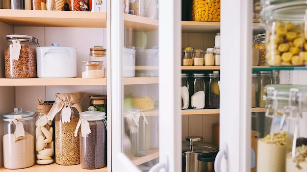 Organizar la despensa de la cocina ayuda a limpiar el desorden