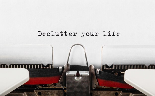 Organize seu texto em uma máquina de escrever retrô