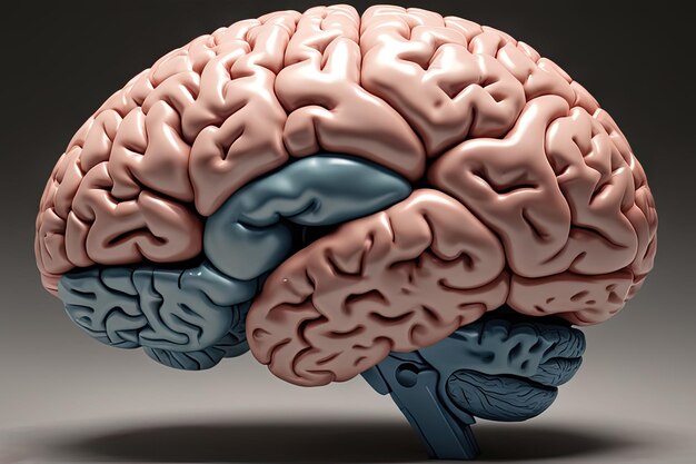 Foto Órgano y células cerebrales humanas