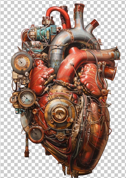 órgão interno humano com coração