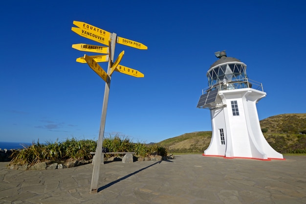 Orientação e farol de cape reinga