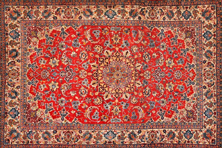 Orientalische persische Teppichbeschaffenheit