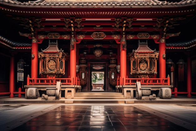 Orientalisches Tempeldesign