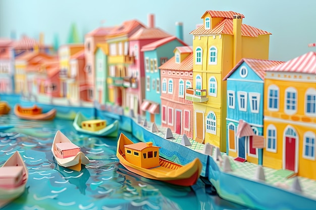 Origami Aveiro Venedig der portugiesischen Papierstadt