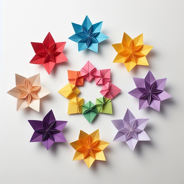 Origami-Blüten