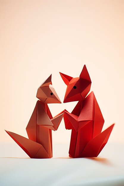 origami conceitual para o dia dos namorados