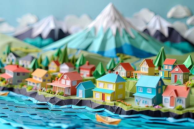 Origami Puerto Varas Osorno Vulkan und der Llanquihue See