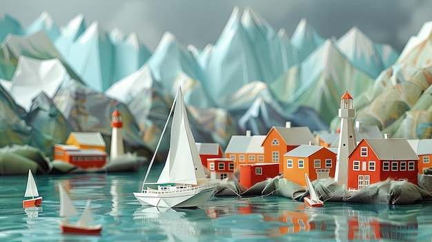 Origami Ushuaia, die südlichste Stadt der Welt