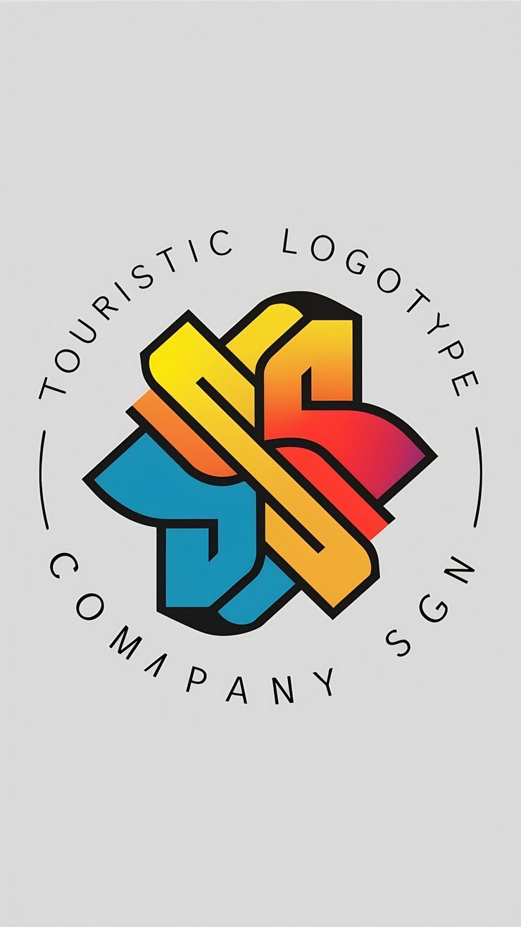Foto ornamento abstracto logotipo turístico icono de la compañía signo vector de