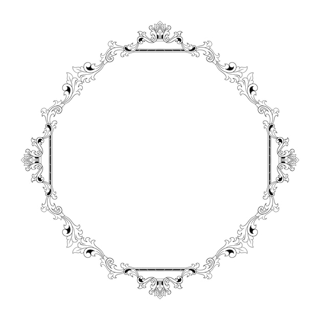 Ornamento de linha clássico