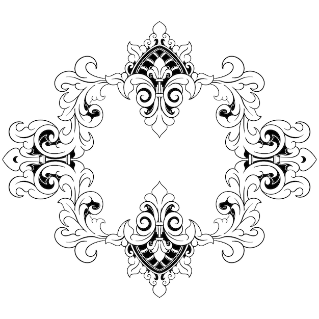 Ornamento de linha clássico