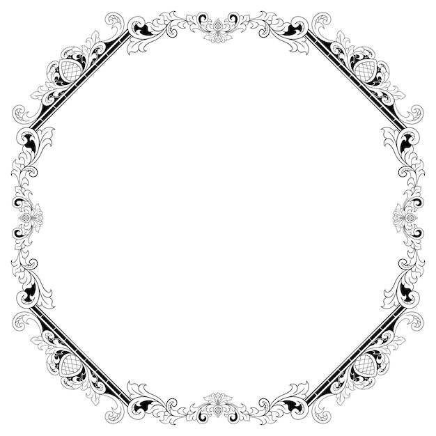 Ornamento de línea clásico