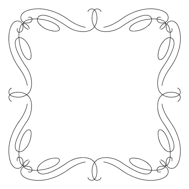 Ornamentrahmen png Vintage-Aufkleber durchsichtiger Hintergrund