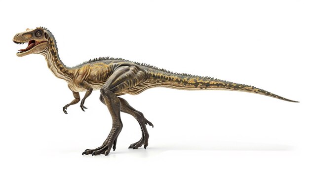 Ornitholestes es un pequeño dinosaurio terópodo del Jurásico tardío Generativo Ai